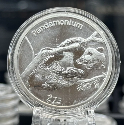 1 Troy oz Panadamanium Zombucks Series Silver .999 In Capsule