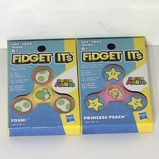 Nintendo Super Mario Yoshi & Princess Peach Fidget ITs Spinner STOCKING STUFFER