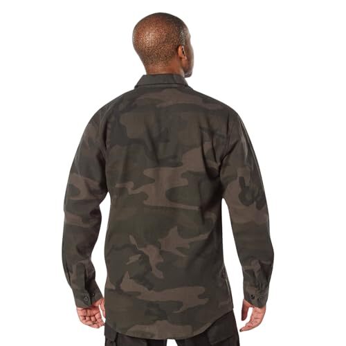 Rothco Midnight Camo Flannel Shirt 47310 - M - Picture 4 of 8