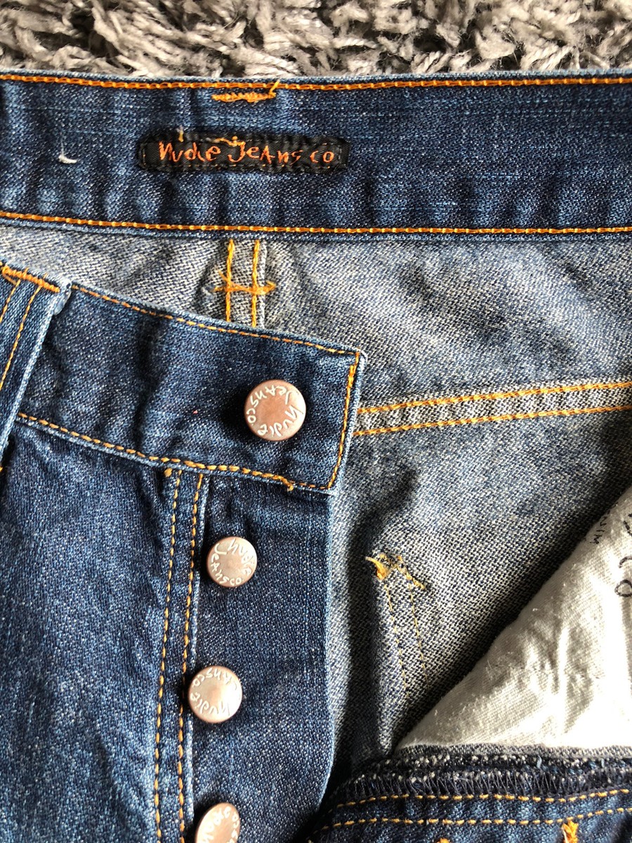 Nudie Jeans Regular Ralf 29x32 Nj432 Mens Straight Blue Jeans | eBay 