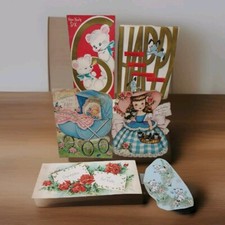 Lot Vtg Birthday Cards Baby Kitty Cats SOLD AS IS Cute Young Lady