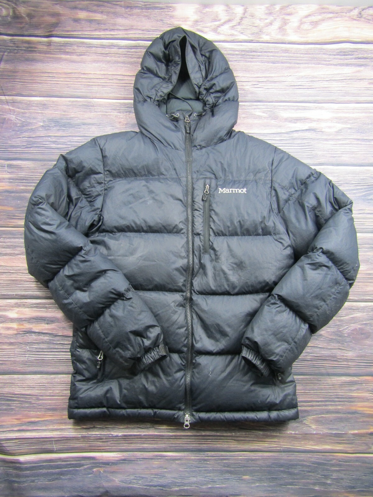 Marmot Mens Size Small Black 700 Fill 