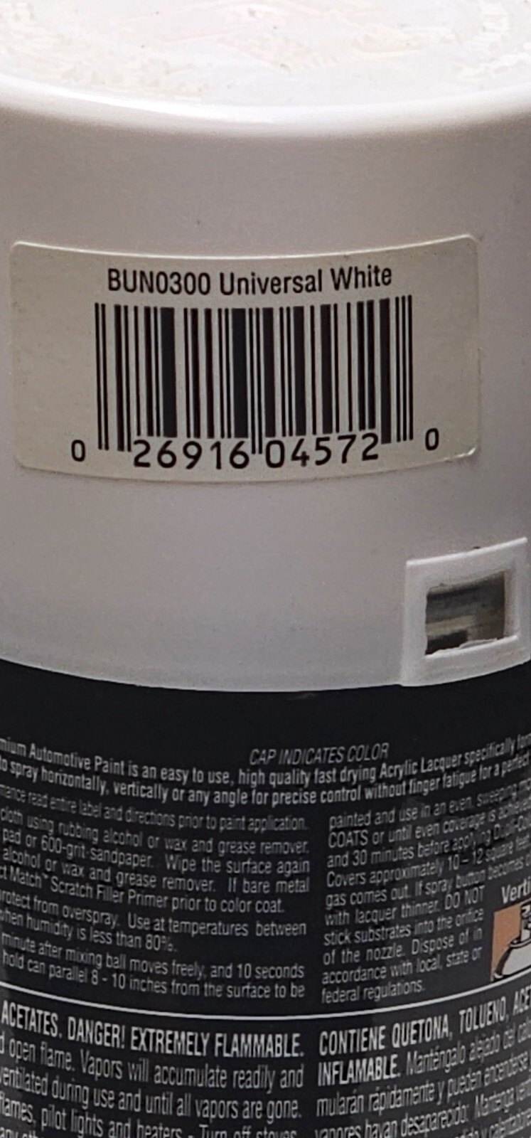 Duplicolor BUN0300 Perfect Match Universal White 8 oz. Aerosol Spray