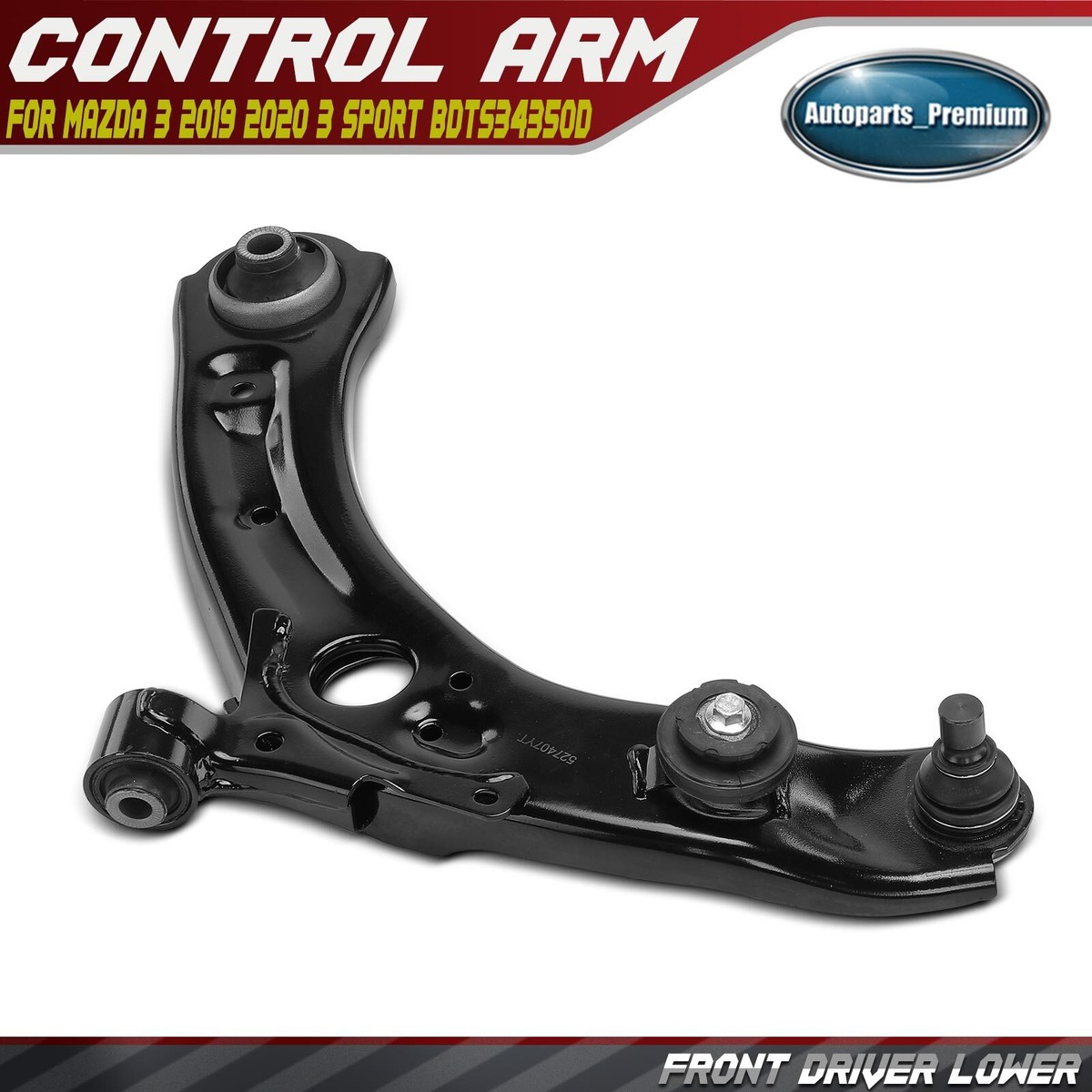Front Driver LH Lower Side Control Arm for Mazda 3 2019 2020 3