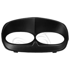 Matte Black Scowl Headlight Bezel Trim Outer For Harley Road Glide 1998-13 FLTR
