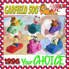 Kentucky Fried Chicken KFC 1996 GARFIELD 500 Race Car Airplane YOUR Toy CHOICE