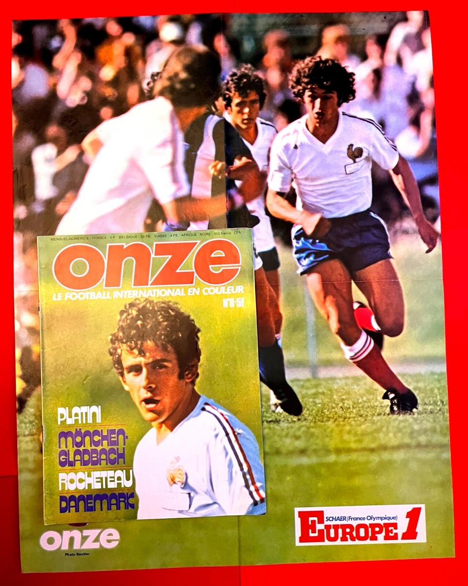 ONZE N°13 1977 SPECIAL BRESIL - PLATINI - RIVELINO ET ZICO
