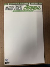 Star Trek Green Lantern Stranger Worlds #1 - Blank Sketch Variant Cover - DC IDW