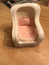 Barbie Rattansessel Liege Sessel 2in1 Rattan Vintage