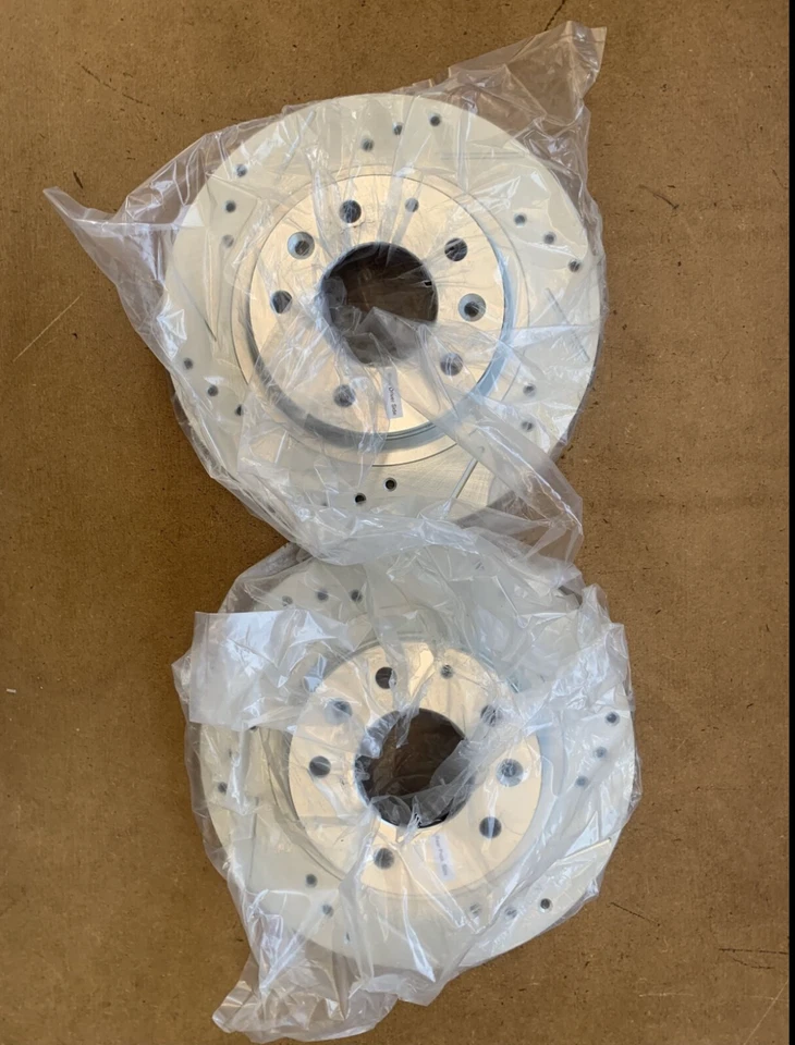 Rotores traseros izquierdo y derecho Power Stop JBR999XL para Ford Fusion 2006-2012 Foto 4 de 4