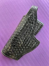 Dutyman 7327 Black Leather Holster, Glock G17/19 ,LH