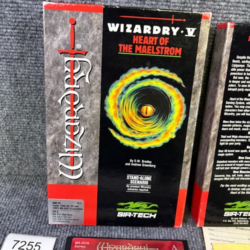 Wizardry V Heart of the Maelstrom IBM PC MS-DOS 5.25 Complete w/ Manual CIB VGC - Picture 2 of 12