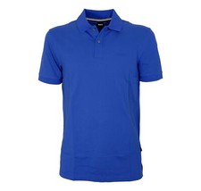Boss Polo Coton Bio avec Logo Brodé 50468301 Pallas Bleu Dur