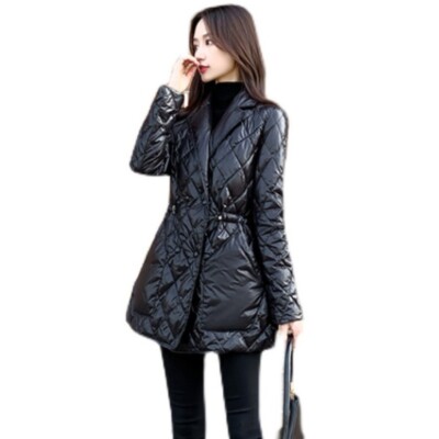 Donna Piumino Cappotto Trapuntato Leggero Imbottito Giacca Casual - Main Image