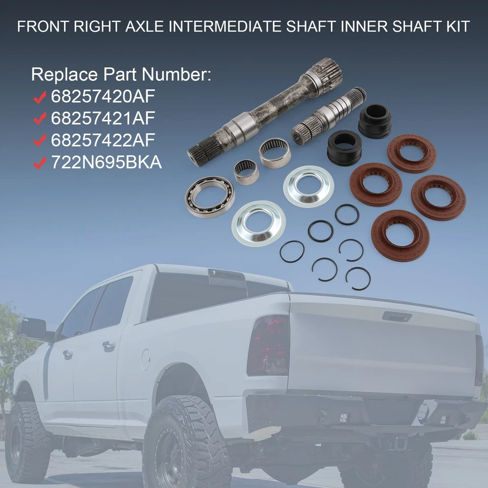 19PCS Front Right Intermediate Shaft Inner Shaft Repair Kit for 2012-UP Ram 1500 - Image 2 of 4