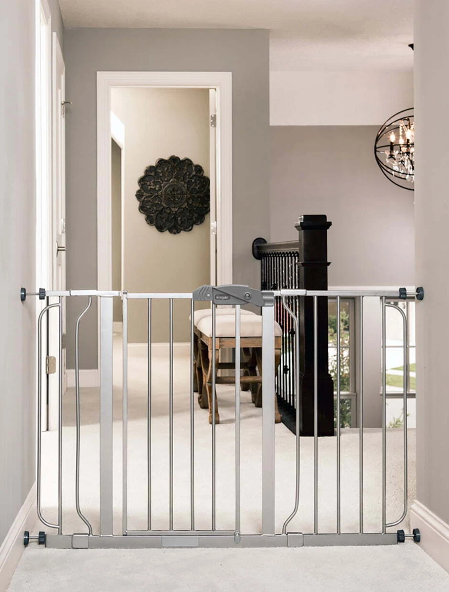 52 Inch Extra Wide Baby Gate Expands to Fit Openings Between 29