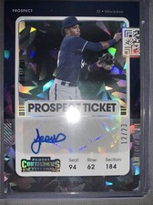 2021 Panini Contenders JESUS PARRA CRACKED ICE PROSPECT TICKET AUTO /23