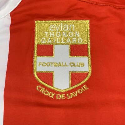 EVIAN THONON GAILLARD MSC BONTAZ KAPPA KOMBAT JERSEY SHIRT TOP AWAY 2015/16 XL