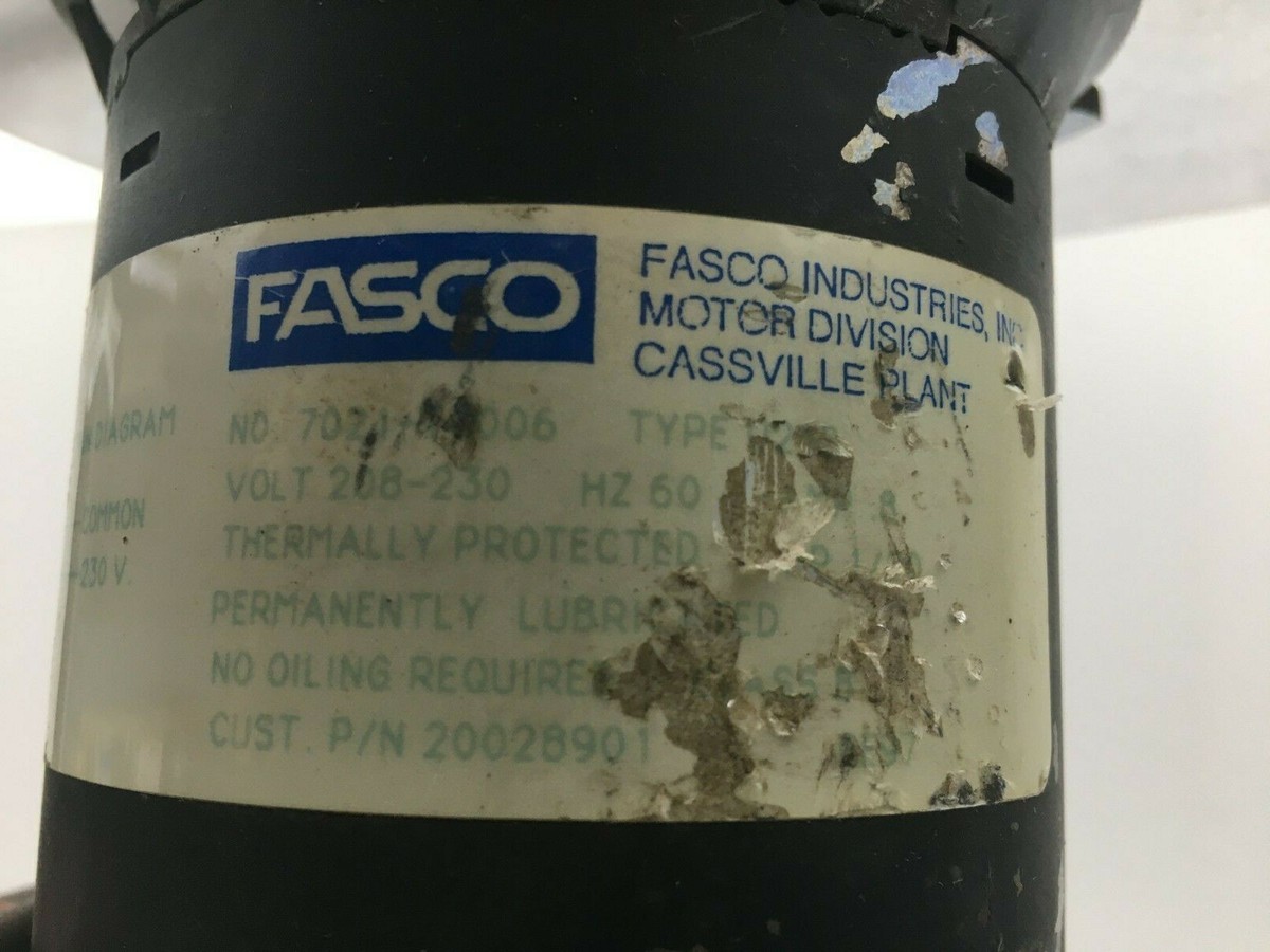 FASCO 702110006 Draft Inducer Blower Motor Assembly 208-230V