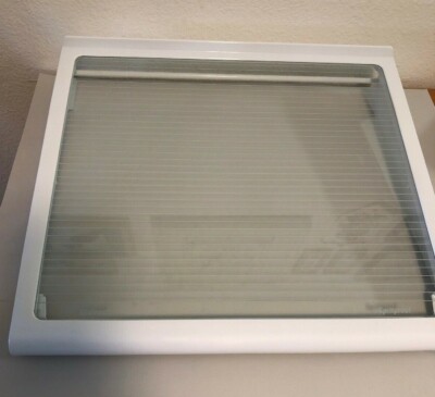 Ge Profile Refrigerator Replacement Sliding Glass Shelf Assembly Rails Slide Out Ebay