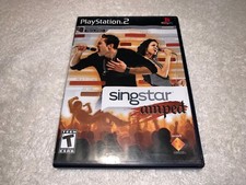 SingStar Amped Sony PlayStation 2, 2007 PS2 Black Label Complete Excellent 