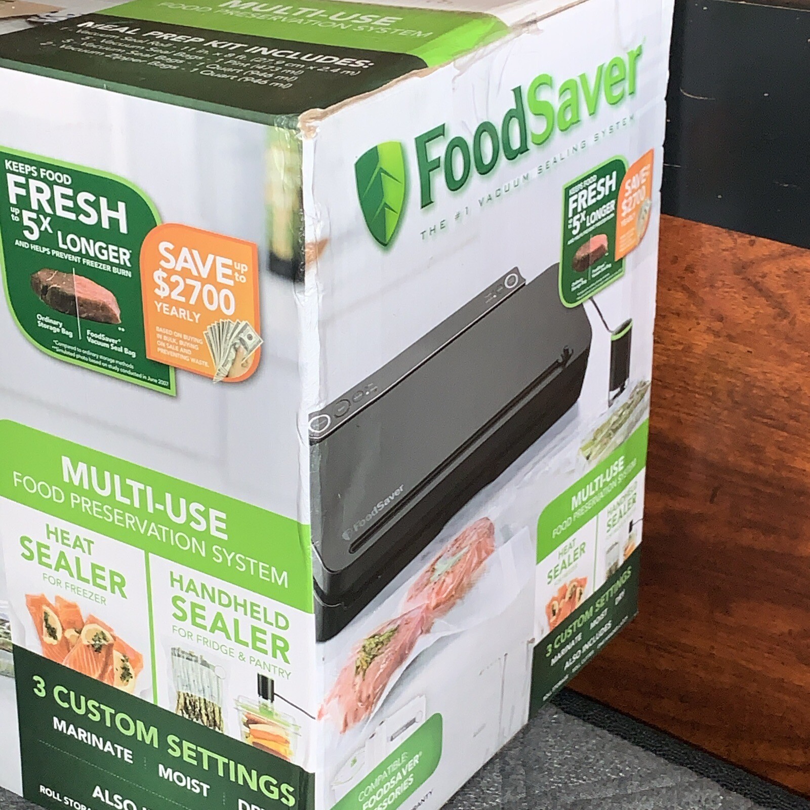 Foodsaver VS3120 Food Vacuum Sealer w/ Marinate Handheld 4 Settings