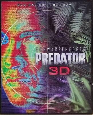 PREDATOR 3D - SCHWARZENEGGER - LENTICULAR - ITA - ENG - BLU-RAY + 3D