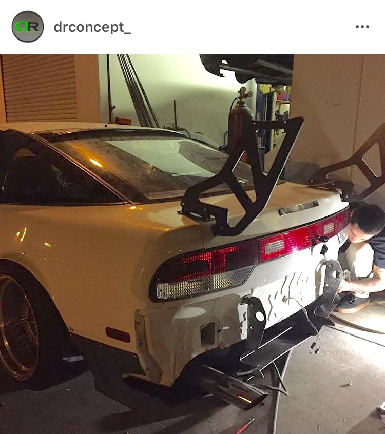 ニッサン シルビア S13 Rocket Bunny リアディフューザー 日産 【M's】日産 S13 シルビア (1988y-1993y) Rocket Bunny Ver