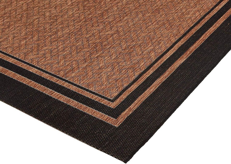 Gertmenian Indoor Outdoor Classic Flatweave Area Rug, Stain & UV ...