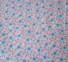 P&B Textiles The Meadow Lane BTY The Tiny Garden Floral Gray Blue Pink