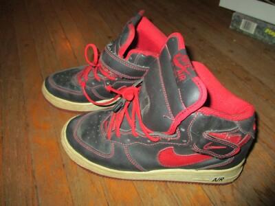 jordan air force 1 black and red