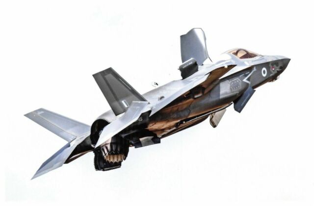 Postcard RAF F-35B Lightning (II) from 617 Sqaudron from RAF Marham 3H Postcard RAF F-35B Lightning (II) from 617 Sqaudron from RAF Marham 3H