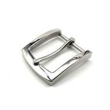 Stainless Steel Pin Buckle Leather Belt Buckle Strap Fastener Closure 1.5''