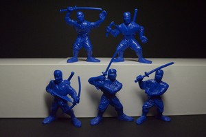 plastic ninja figures