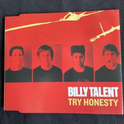 Try Honesty Billy Talent CD 2003 Free UK P&P Value Guaranteed Fast Dispatch