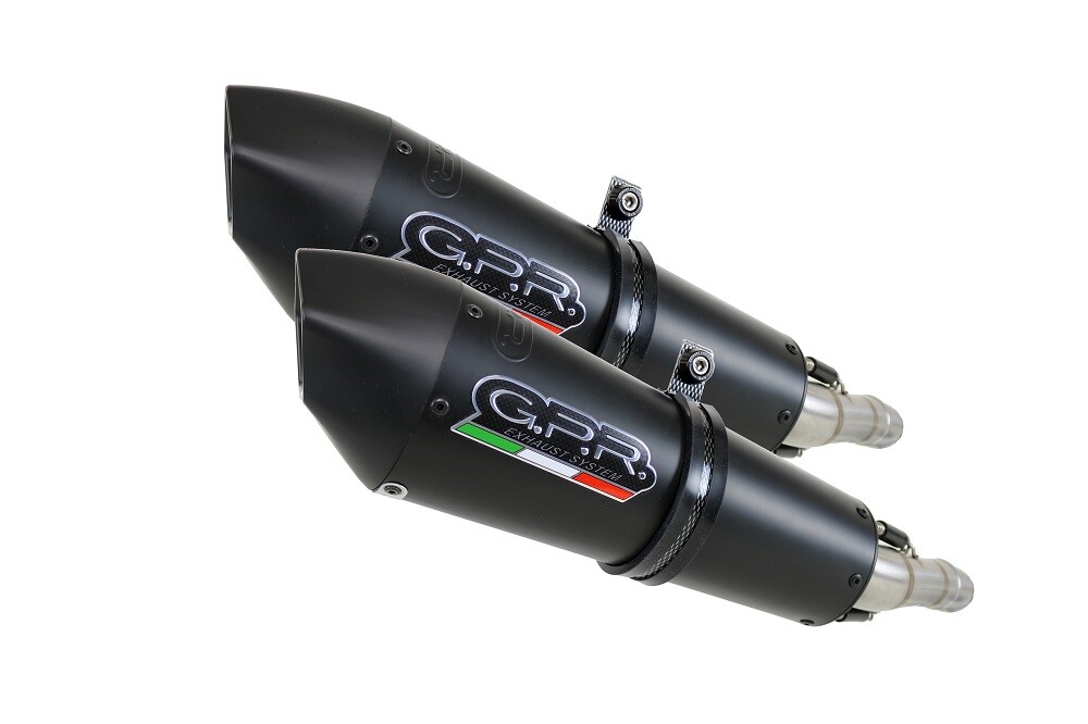 ぺぱろに Kawasaki Z 1000 Sx 2011-16 e3 GPR Gpe Ann Black Titaium Pair Hom