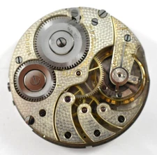 Vintage Longines? Private Label 16s Hunting Pocket Watch Movement lot.ff