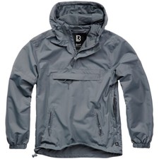 Image of Brandit Summer Windbreaker Adjustable Breathable Mens Mesh Lining Anthrazit