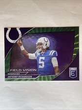 Anthony Richardson 2024 Panini Donruss Elite Field Vision Green Parallel #7