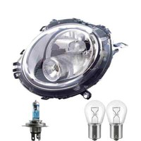 Halogen Scheinwerfer Rechts H4 Chrom FüR Mini Mini Clubman Cabriolet Inkl Lampen