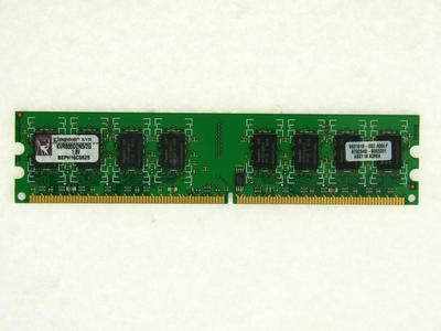 2 Barrettes Kingston DDR2 800 MHz 2Go Chacune – Low Profile (occasion)