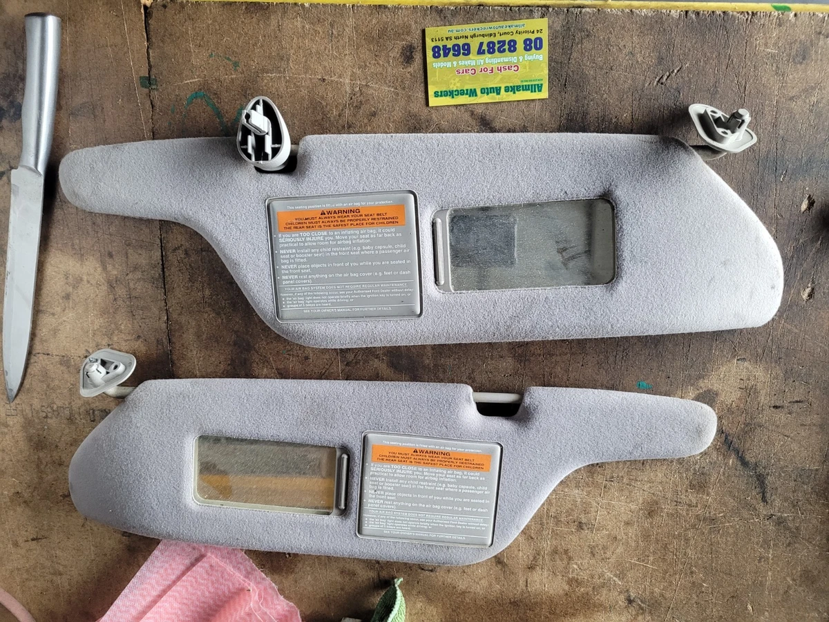AU Falcon cloth sun visor sunvisor pair