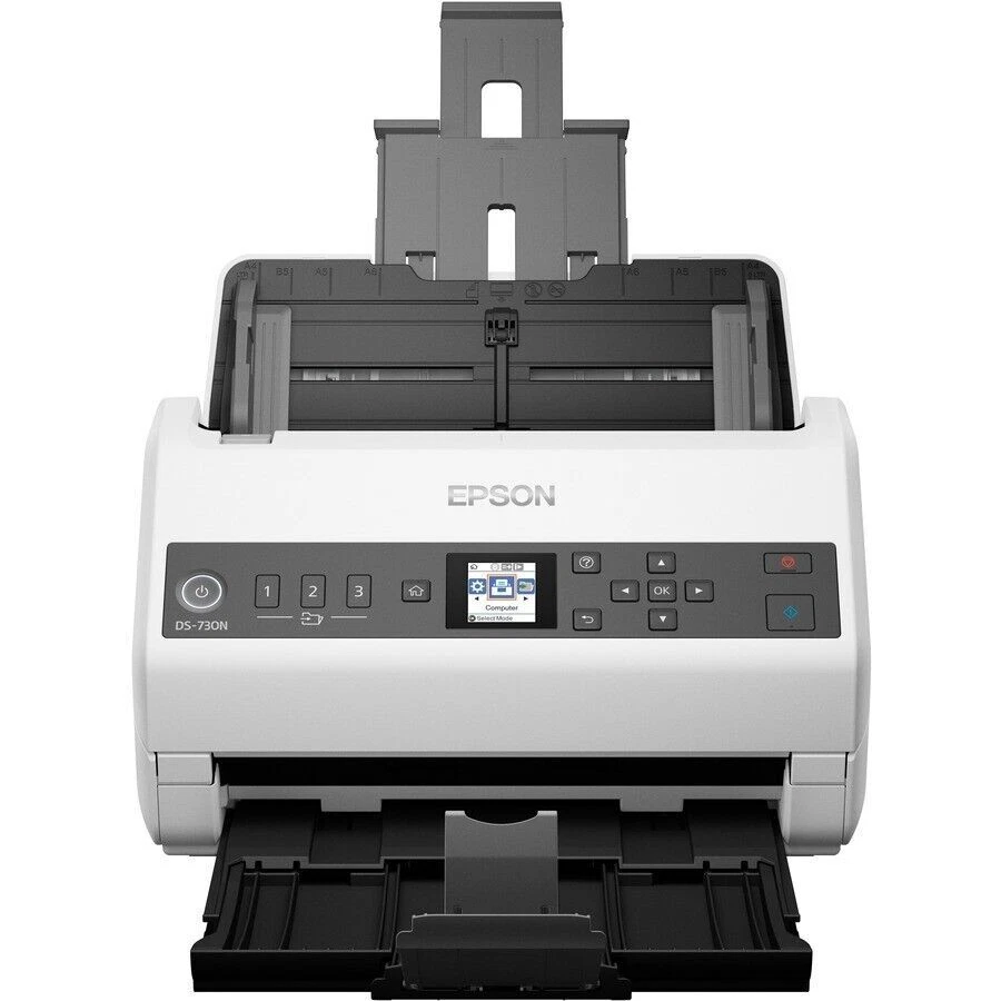 Epson B11B259201 DS-730N Network Sheetfed Color Scanner 600dpi USB 40ppm Duplex - Image 2 of 4