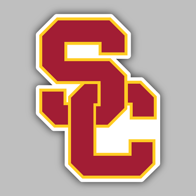 #ad #ad University of Southern California Vinyl Sticker Decal NCAA Football USC Trojans $3.50