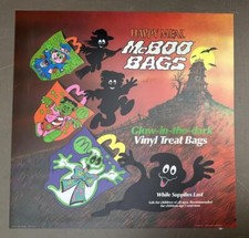 Vintage McDonald  s Halloween McBoo Bag Happy Meal Translite Advertising Sign 22"