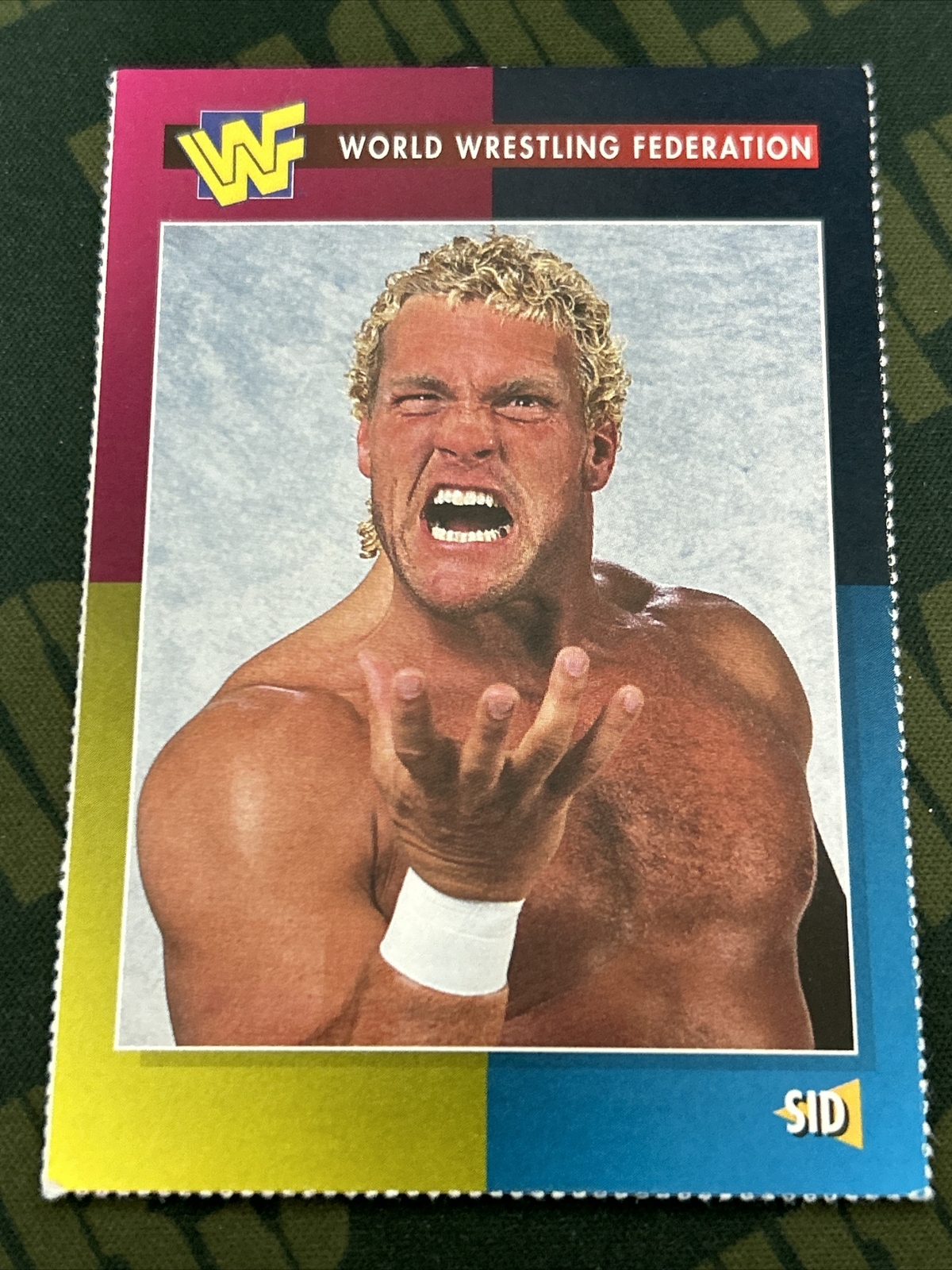 1995 WWF Magazine Card #46 Psycho Sid