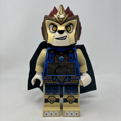 LEGO Legends of Chima Laval MiniFigure clock 9000560 WORKS. Read