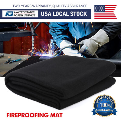 10.8 FT Fireproof Fireplace Hearth Rug Protection Mat Floor Flame Resistant Pad