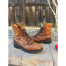 Vintage Justin Kiltie Brown Boot Style 762 size 7.5 C