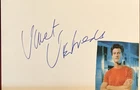 Vincent Ventresca 1966- The Invisible Man autograph signed 4"x6" card w.picture